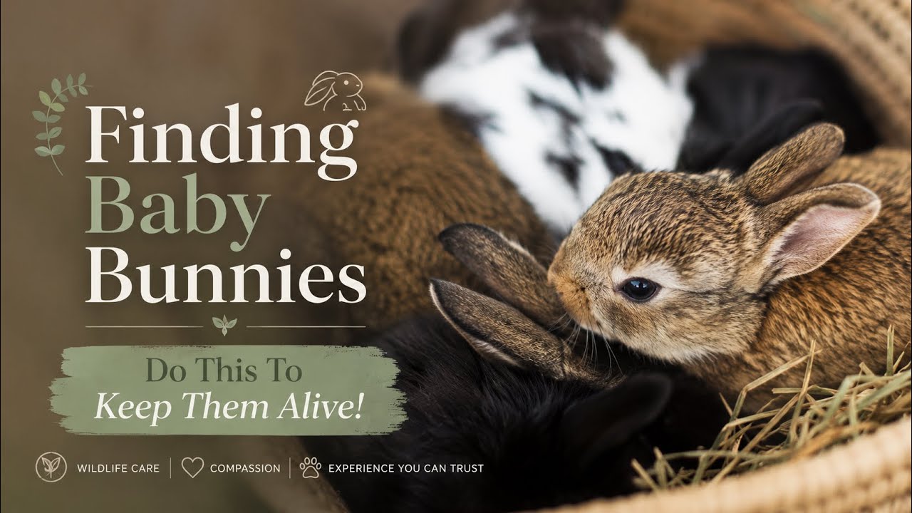 Finding Baby Bunnies - Do This To Keep Them Alive!