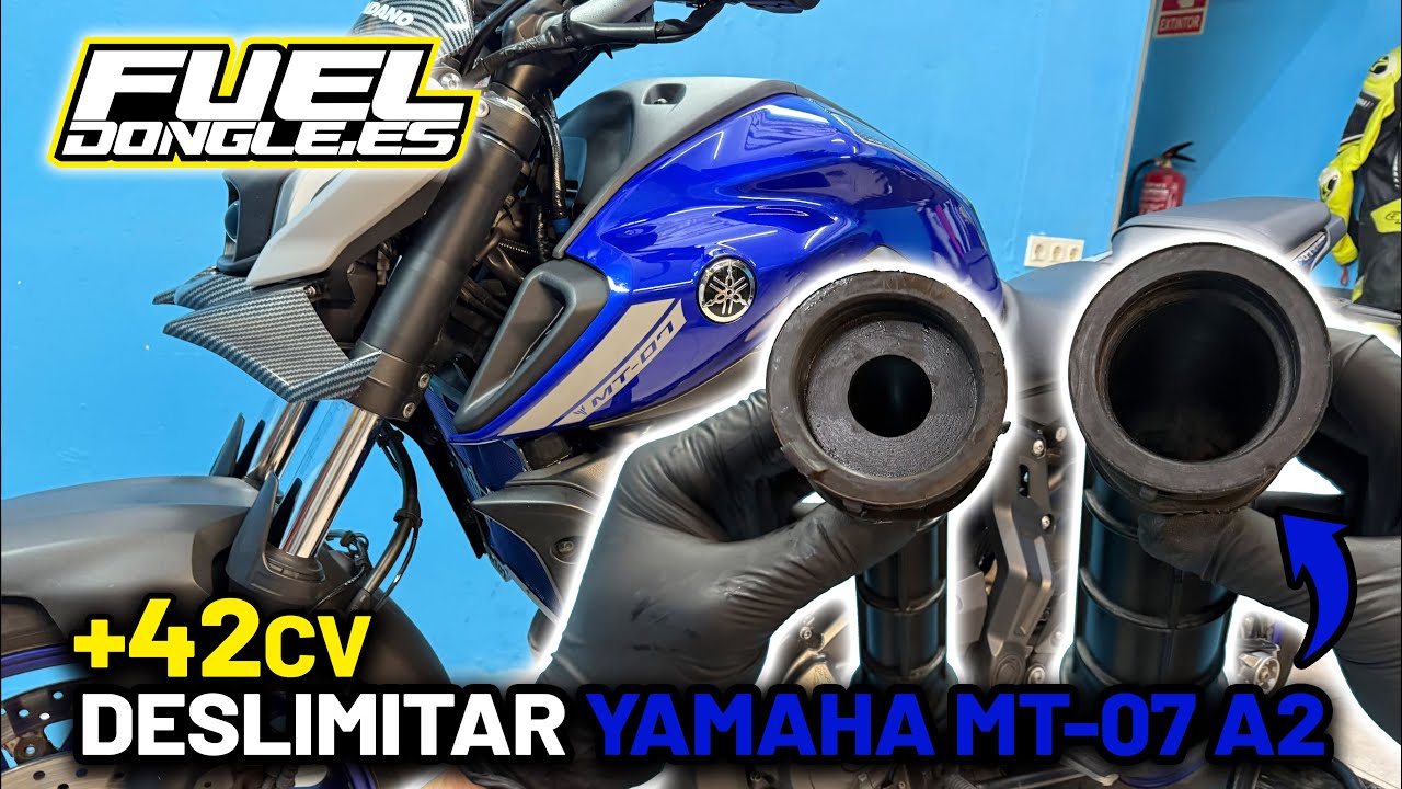 DESLIMITACIÓN YAMAHA MT-07 +42CV! 🔥