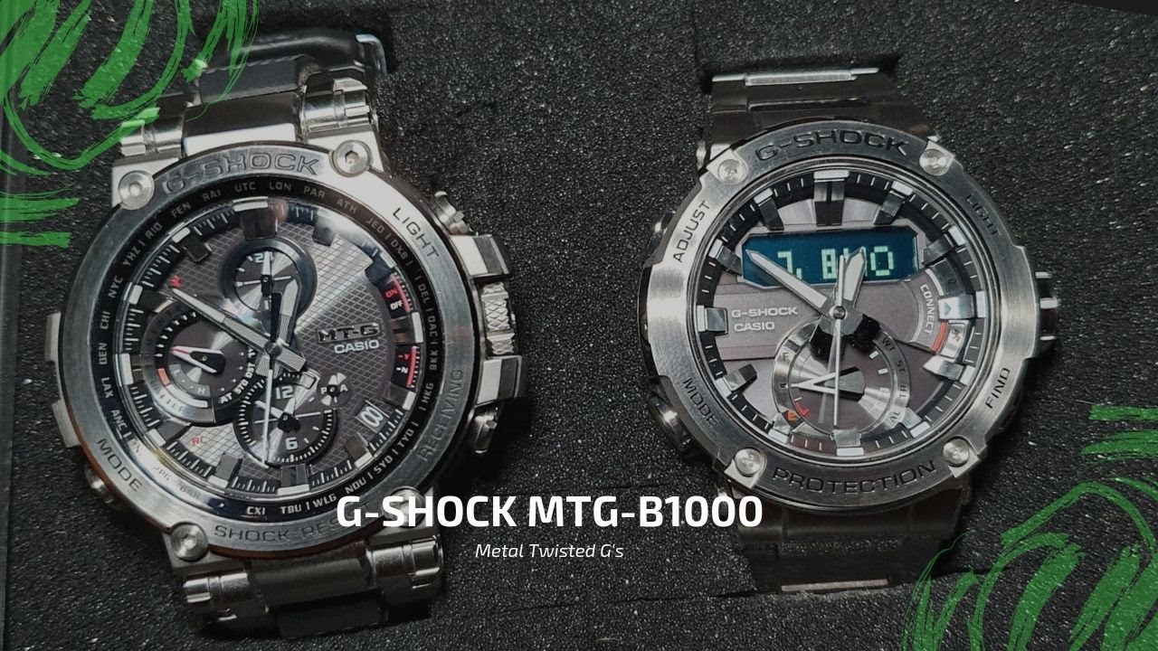 G-Shock MTG-B1000-1A  Review - Metal Twisted G's