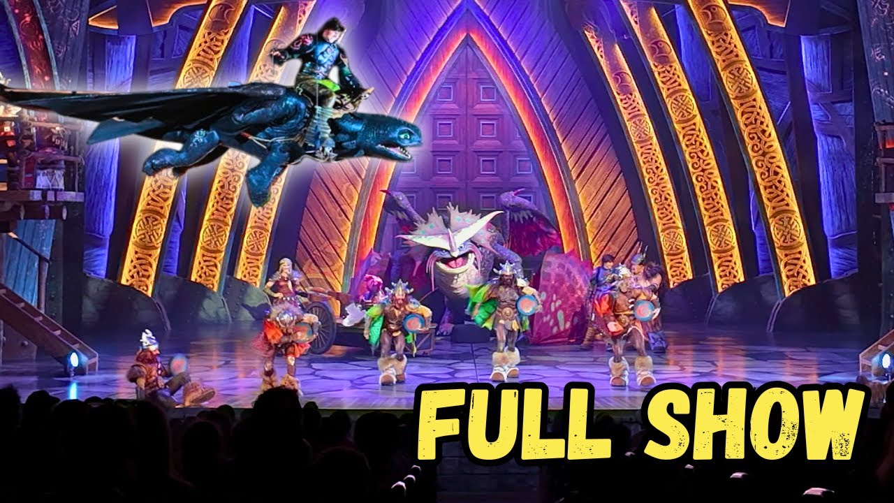 Необучаемый дракон — ПОЛНОЕ ШОУ в Universal Epic Universe