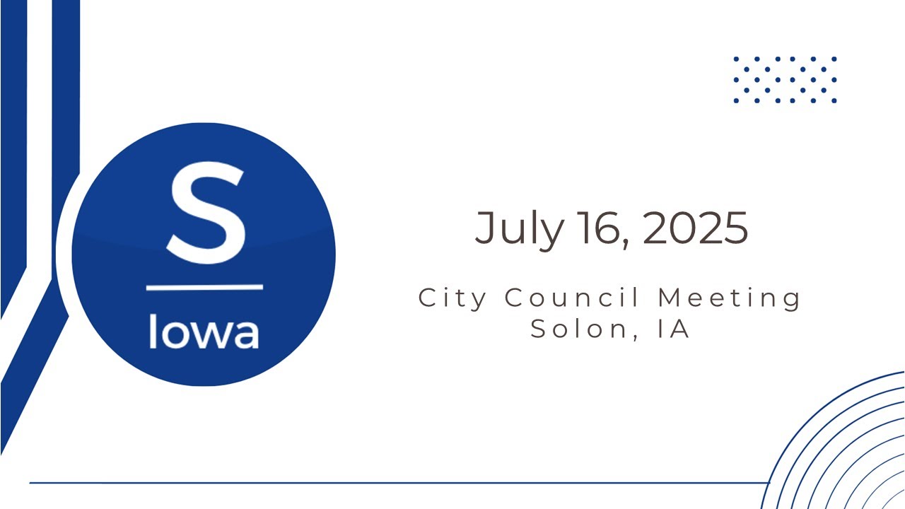 City Council Meeting-July 16, 2025