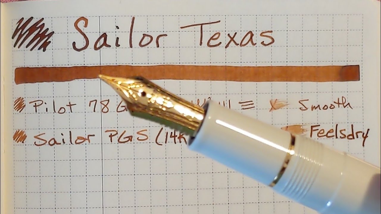 Sailor 50 States Texas and Fountain Pens