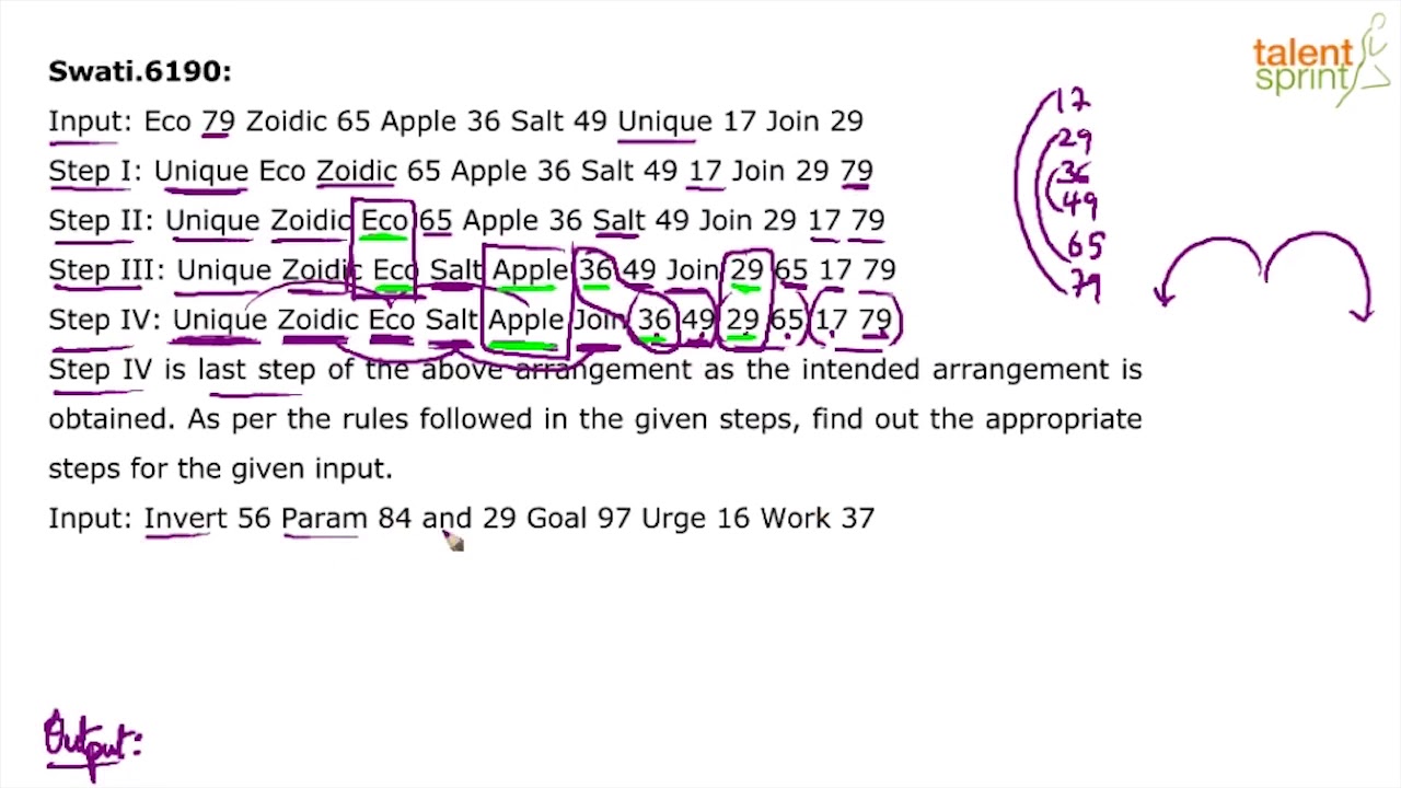 Machine Input and Output Solution Tricks | Additional Example - 9 | TalentSprint Aptitude Prep
