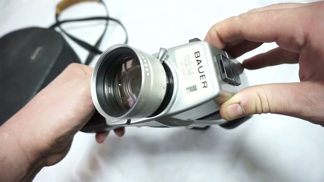 BAUER Super 8 TESTED 8mm film camera Bauer C 2 M Super 8 camera | FREE Shipping