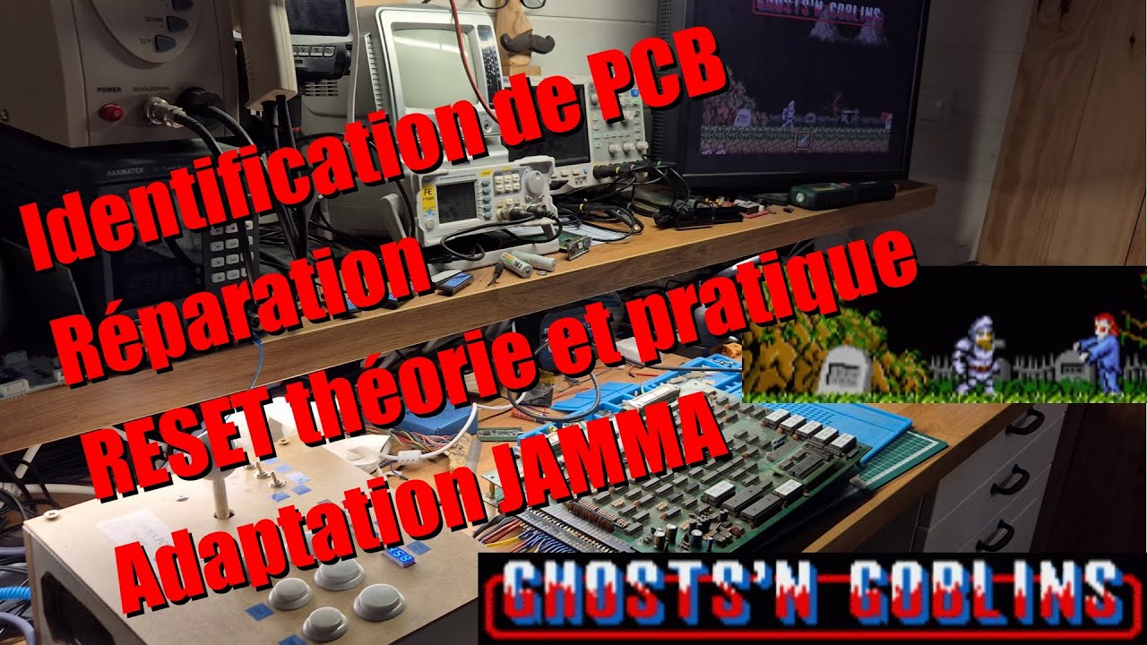 Rep #19 - Une carte arcade Ghosts'n Goblins bootleg surprise