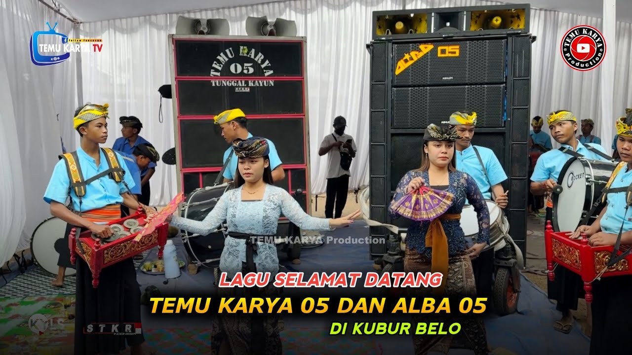 Lagu selamat datang Temu karya 05 dan Alba 05 di kubur belo
