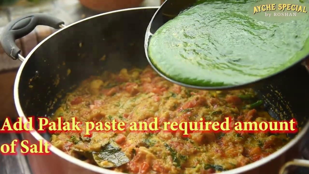 Lunchbox recipe in Konkani | Palak Pulao recipe | Easy and Healthy breakfast