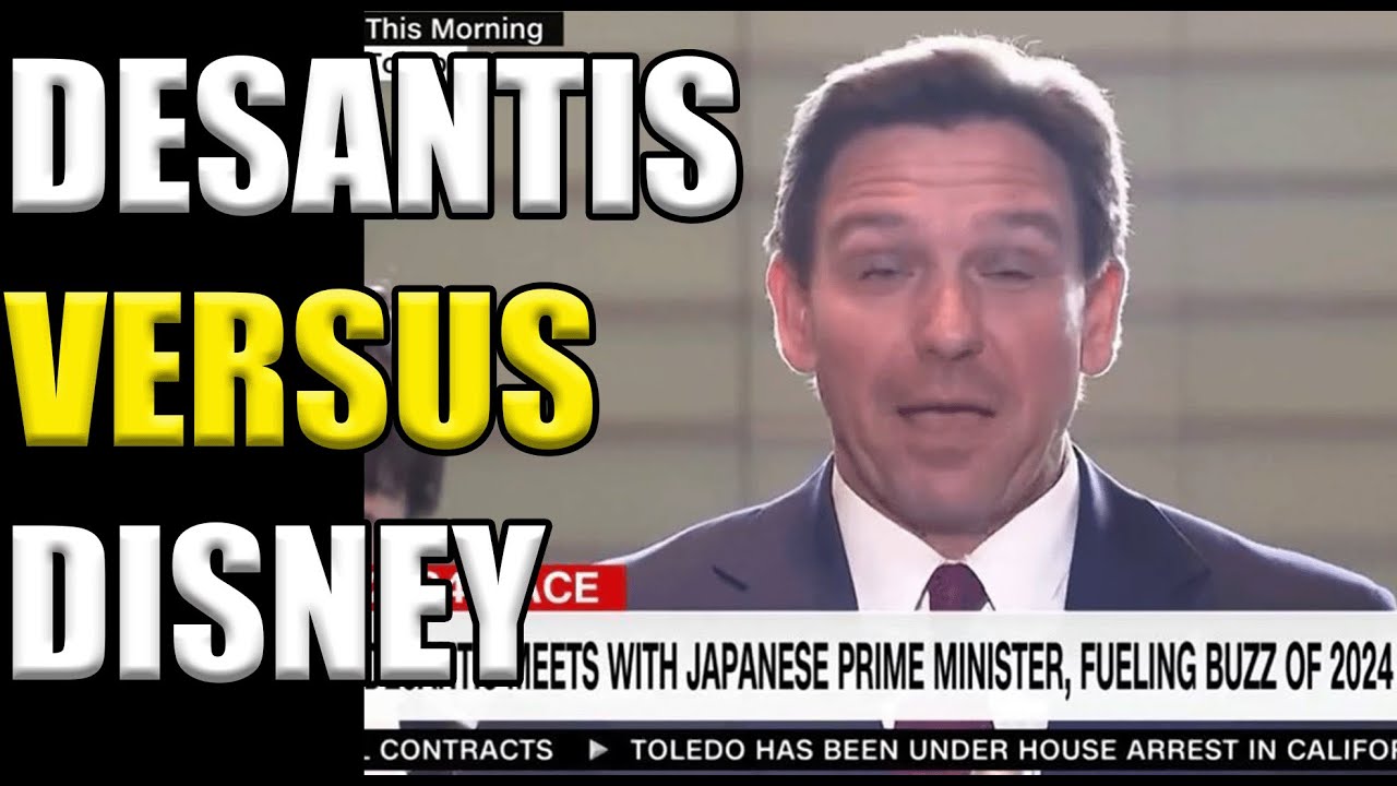 Disney SUES Ron DeSantis Over 