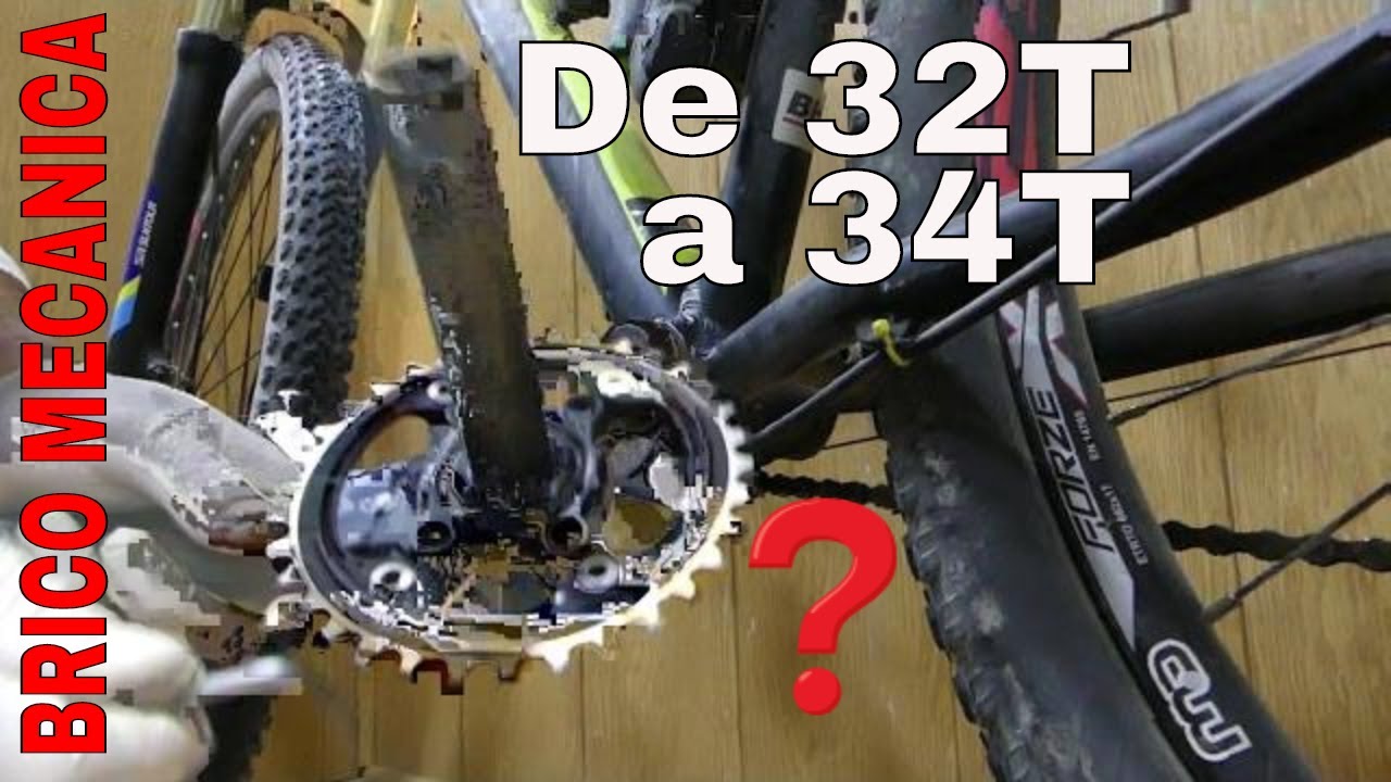 Quitar Plato... Poner Plato, De 32 a 34 ¿Porque? 🚲🛠⚙