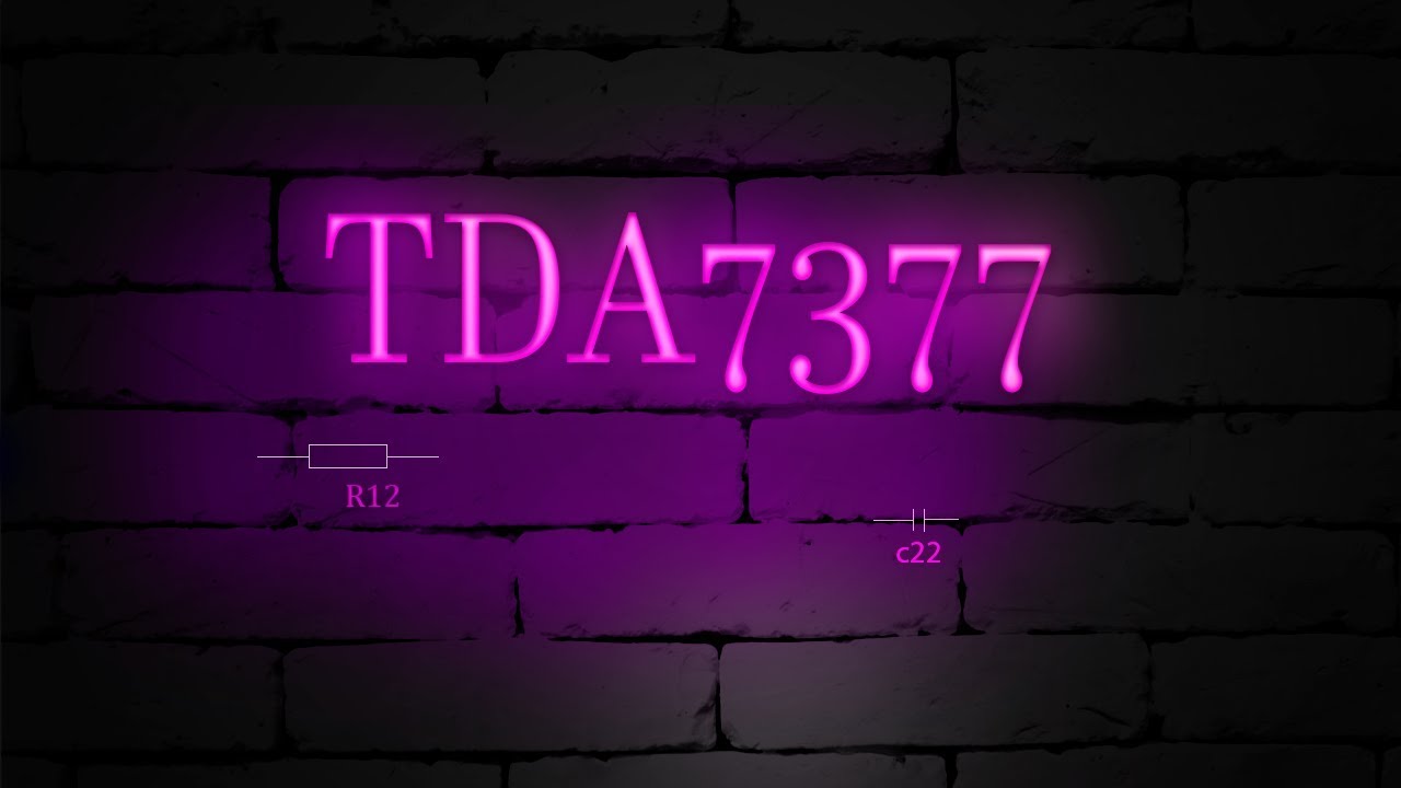 ПРОСТОЙ УНЧ НА TDA 7377! МОЩНЫЙ! ЛУЧШИЙ УНЧ В МИРЕ!