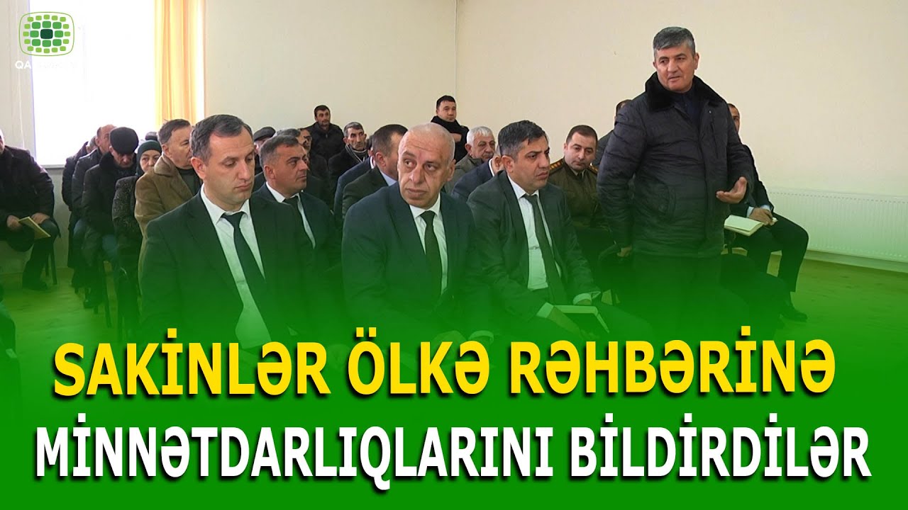 İCRA BAŞÇISI DAĞLI KƏNDİNDƏ SAKİNLƏRLƏ GÖRÜŞDÜ