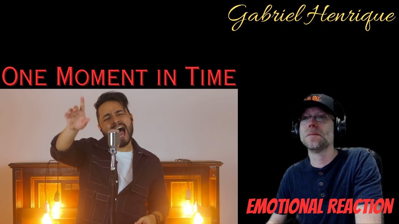 Gabriel Henrique - One Moment in Time (Cover) | INSPIRING! | Emotional Reaction!