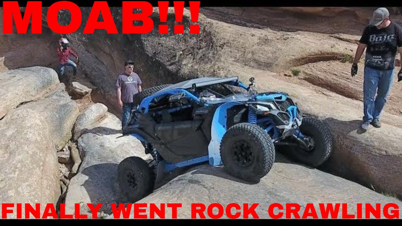 2018 CAN AM MAVERICK X3 XRC ROCK CRAWLING IN MOAB/DRONE SHOTS
