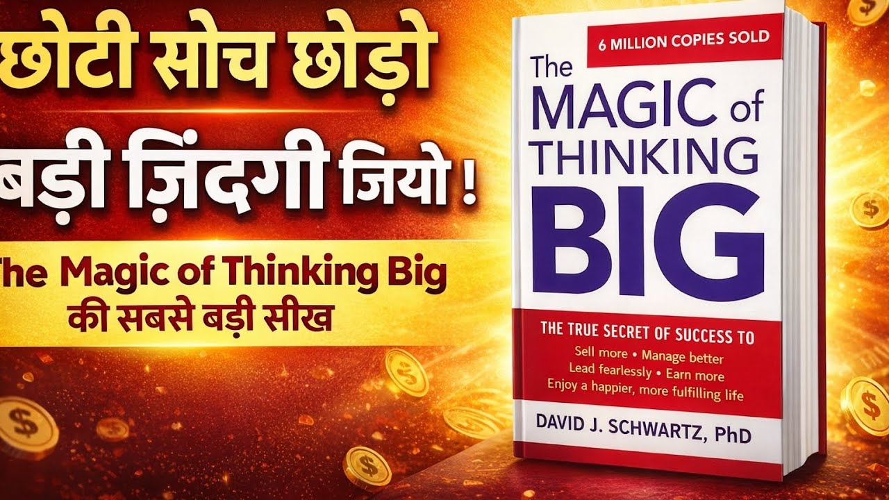 “छोटी सोच छोड़ो, बड़ी ज़िंदगी जियो | The Magic of Thinking Big की सबसे बड़ी सीख”#inspiration #hindi 