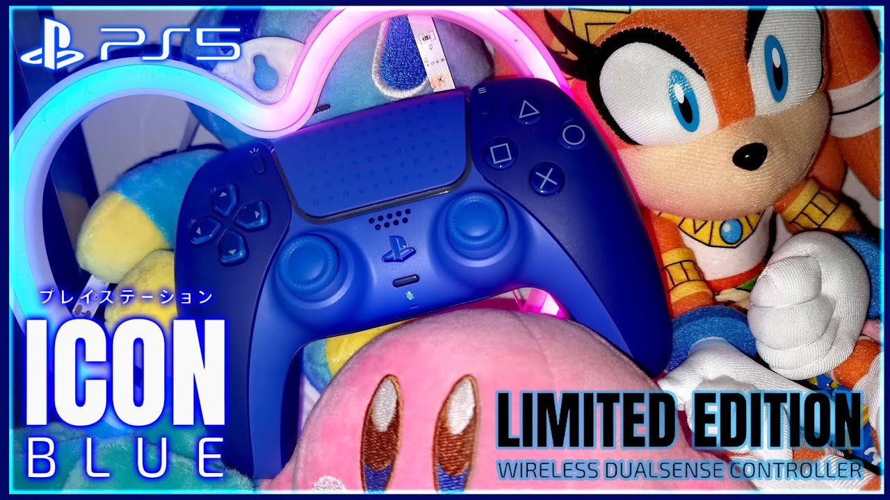 💙 PS5 Icon Blue Special Edition Dualsense Controller Unboxing 💙