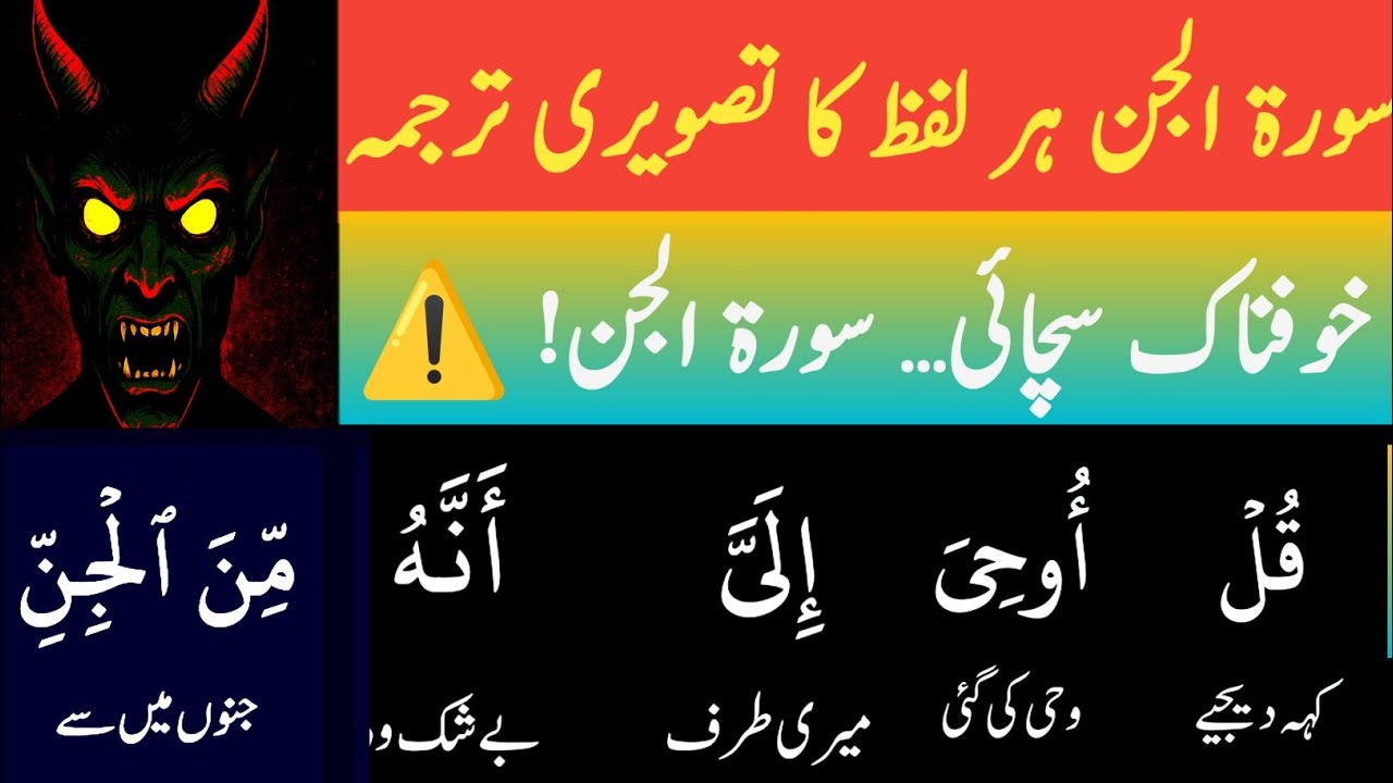 سورۃ الجن کا لفظ بہ لفظ ترجمہ و تفسیر | Muhamad Waqas Akhundzada |