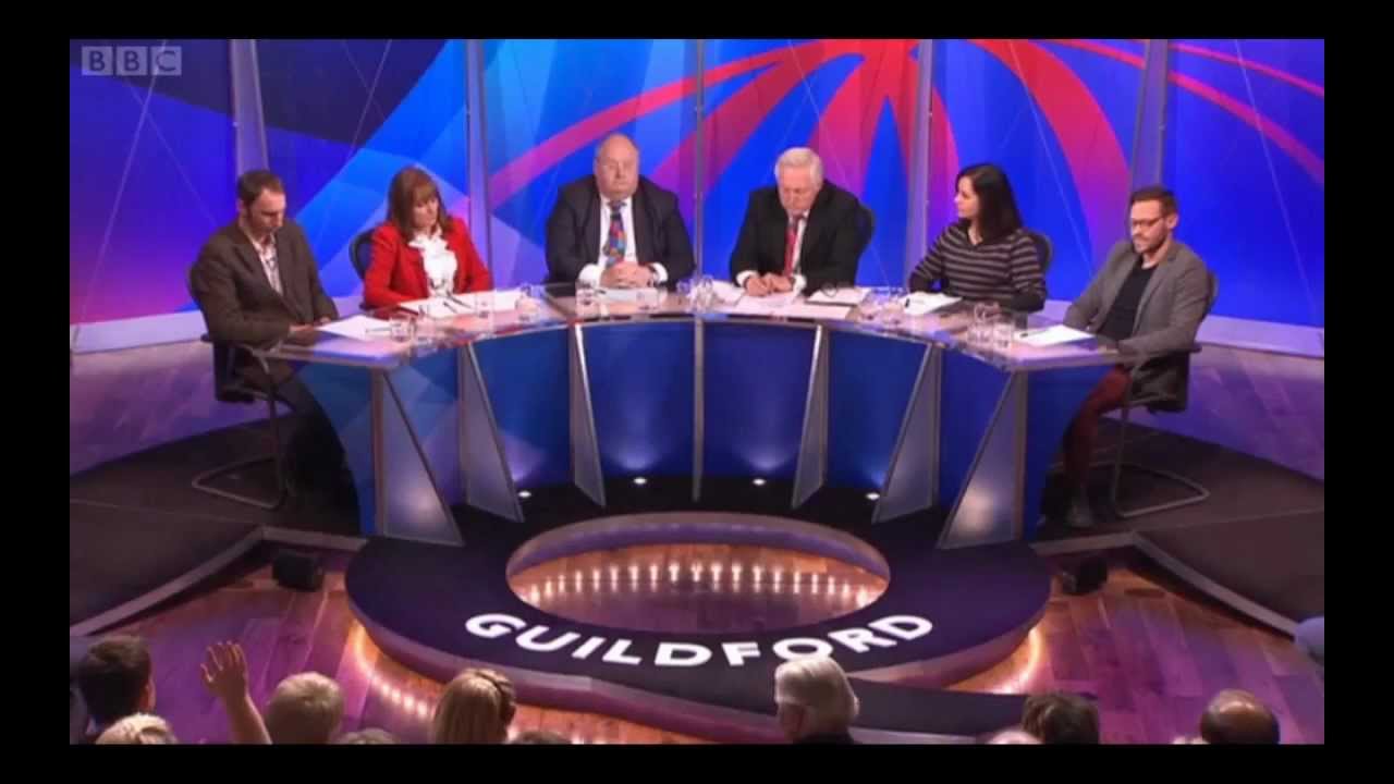 Question Time Gay Marriage Debate in the U.K - Part 1