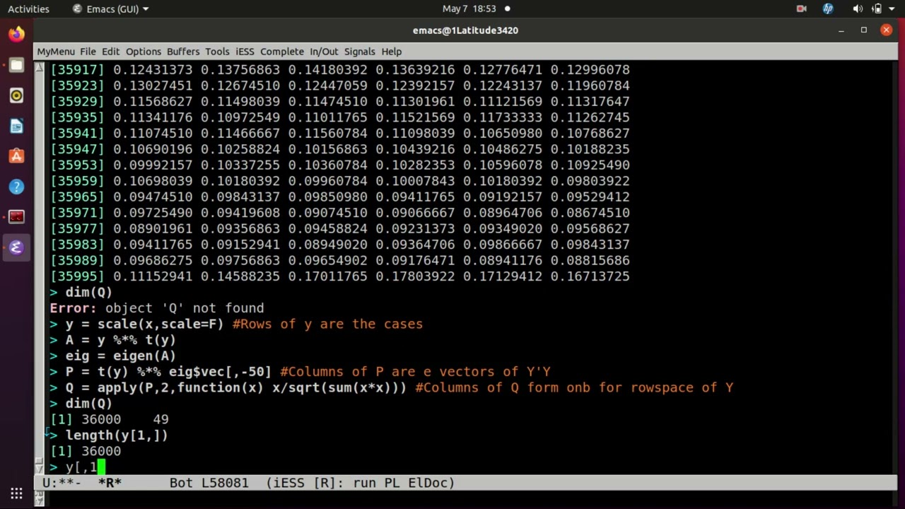 eigenanalysis for face recognition (5/6)