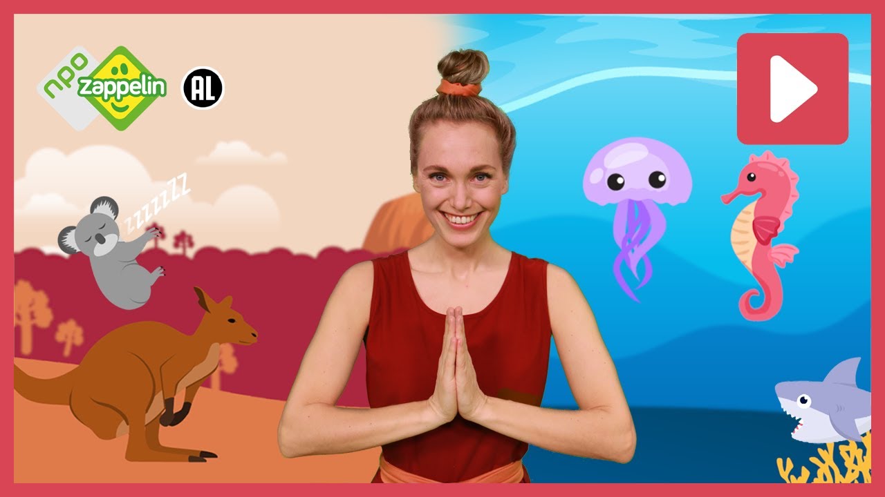KINDERYOGA IN AUSTRALI&Euml; | Yoga mee met Roos | NPO Zappelin