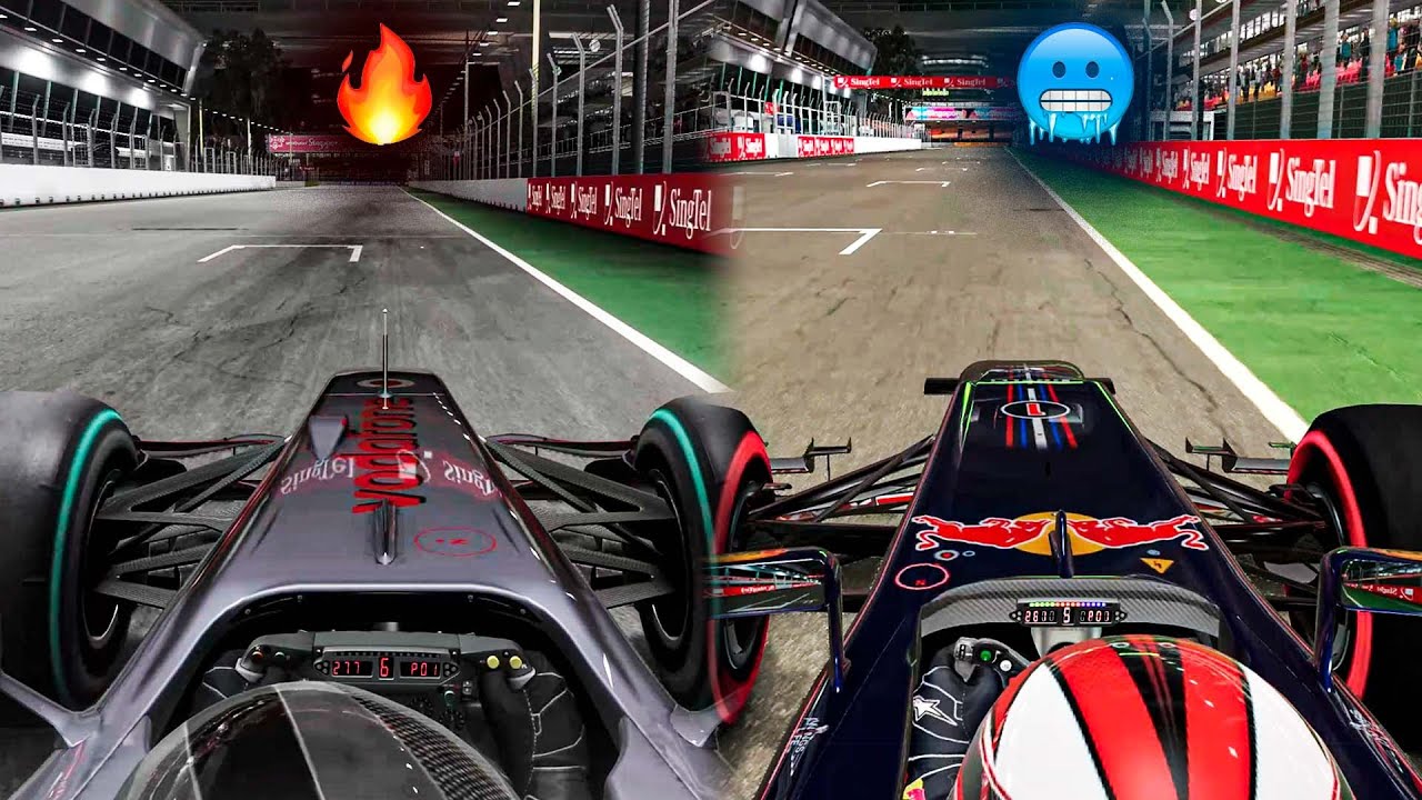 THE INEXPLICABLE EVOLUTION OF NIGHT LIGHTING IN CODEMASTERS' F1 GAMES