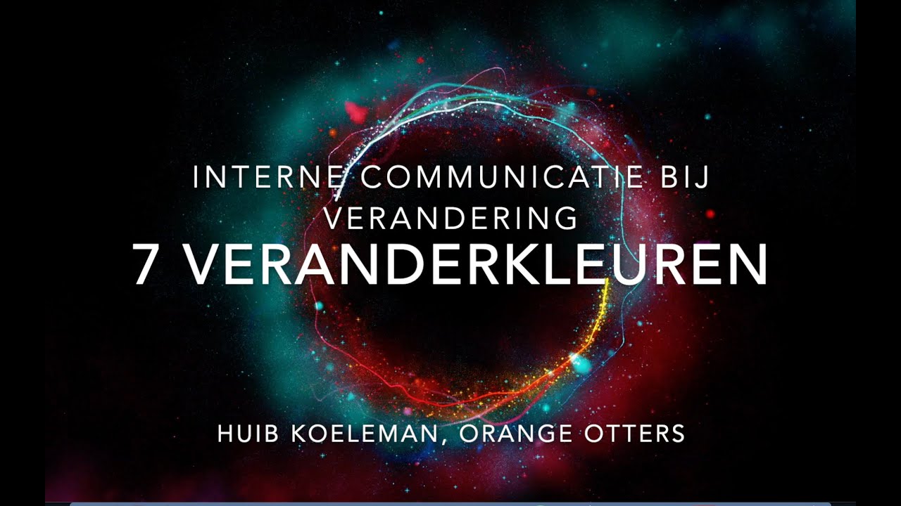 de veranderkleuren en interne communicatie