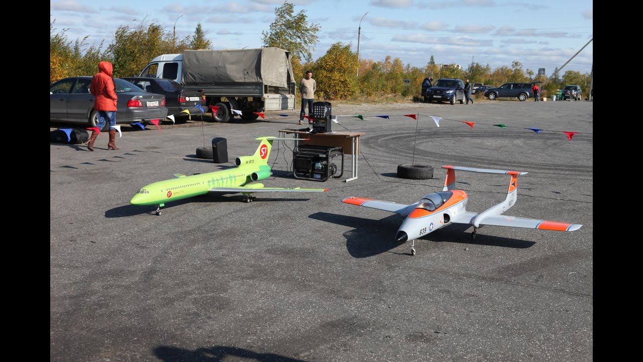 RC TURBINE JET Boomerang &  TU-154  - ТРД Бумеранг и ТУ 154