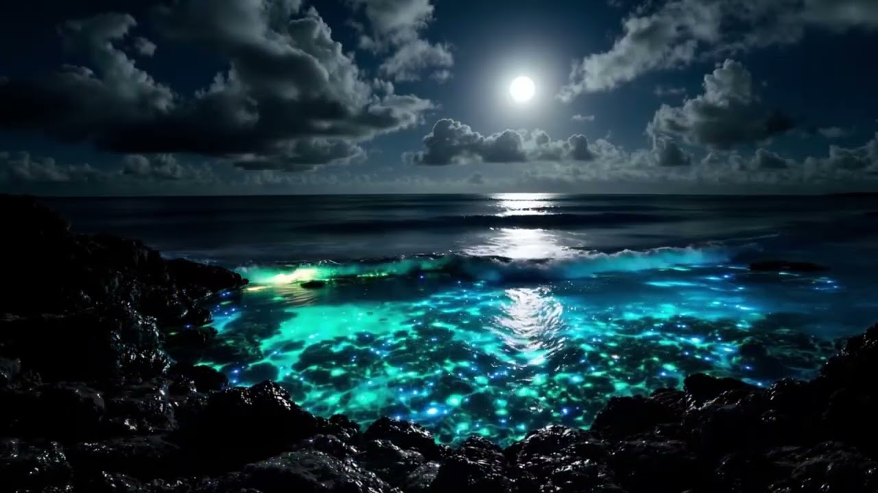 Sleep Instantly with Relaxing Ocean Waves & Soft Piano | Deep Sleep, Stress & Anxiety Relief