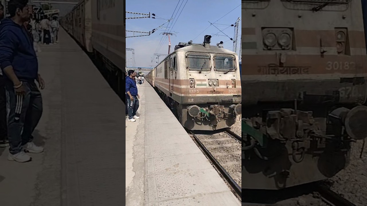Runicha Express Ringas station #ringasjunction #railway #indianrailways