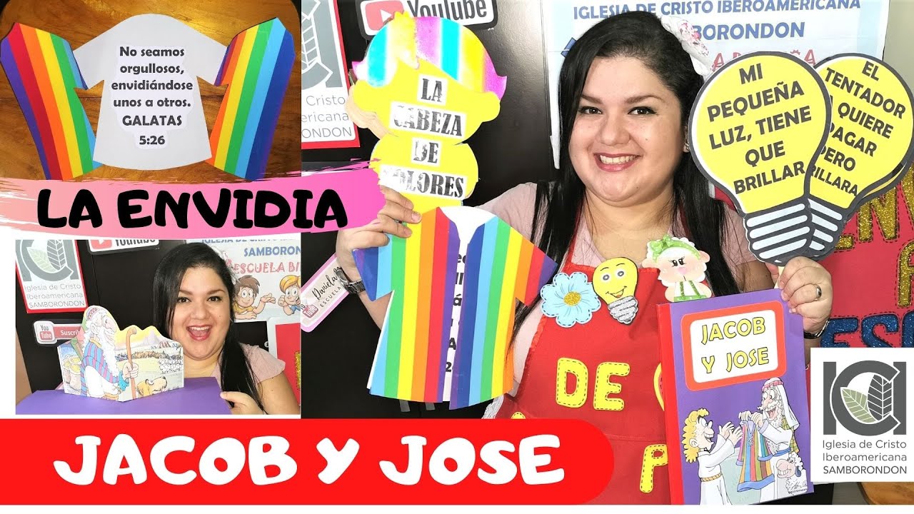 JACOB Y JOSE - JOSE Y LA TUNICA DE COLORES - CUENTO SOBRE LA ENVIDIA -ESCUELA BIBLICA