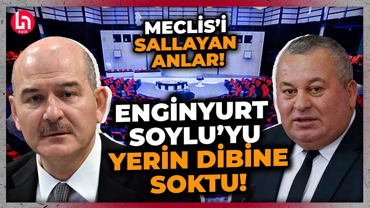 Cemal Enginyurt fırtınası! Soylu’ya söyledikleri Meclis’i ayağa kaldırdı! 