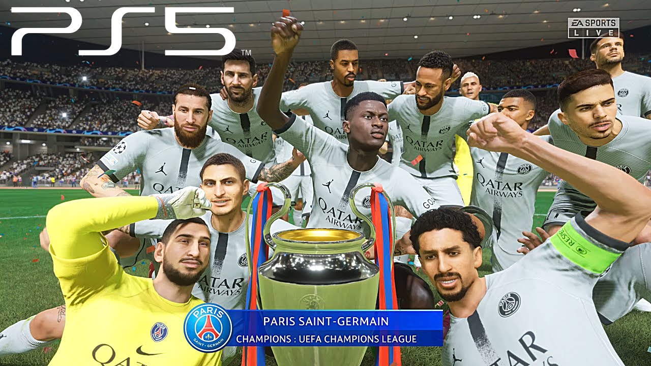 PSG vs TOTTENHAM FIFA 23 PS5 Gameplay Final Champions League 4K HDR