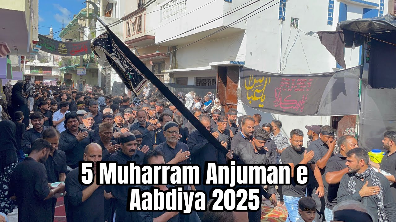 5 Muharram 2025 | Anjuman e Aabdiya | Naugawan Sadat Juloos