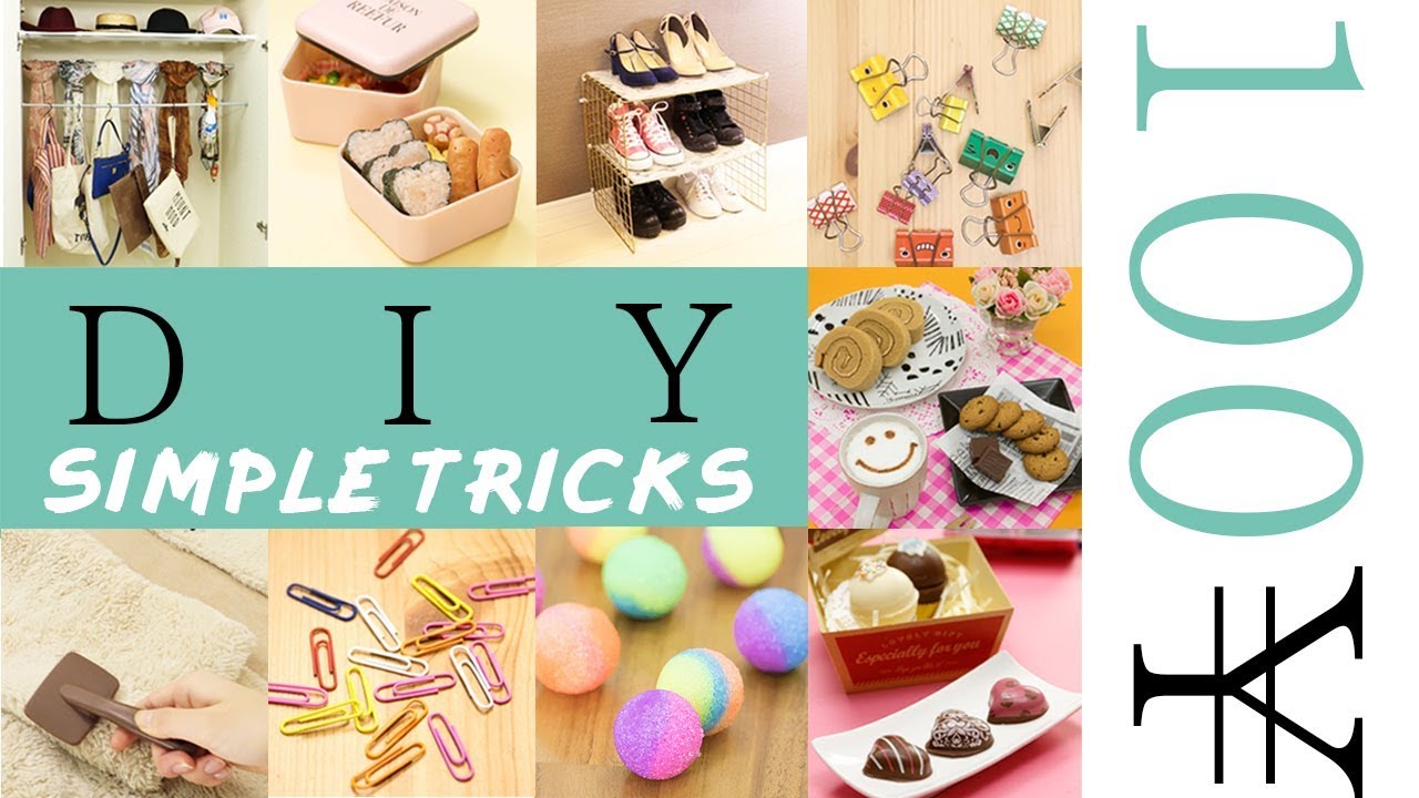 9 Useful 100Yen Simple Tricks!100均グッズでできる！100円ショップの商品を使って！超簡単DIY＆裏ワザ9選