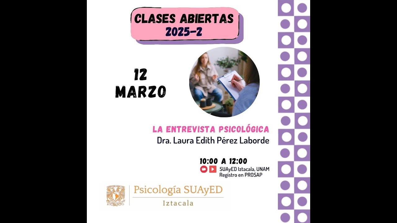 Clases abierta 6. La Entrevista Psicológica