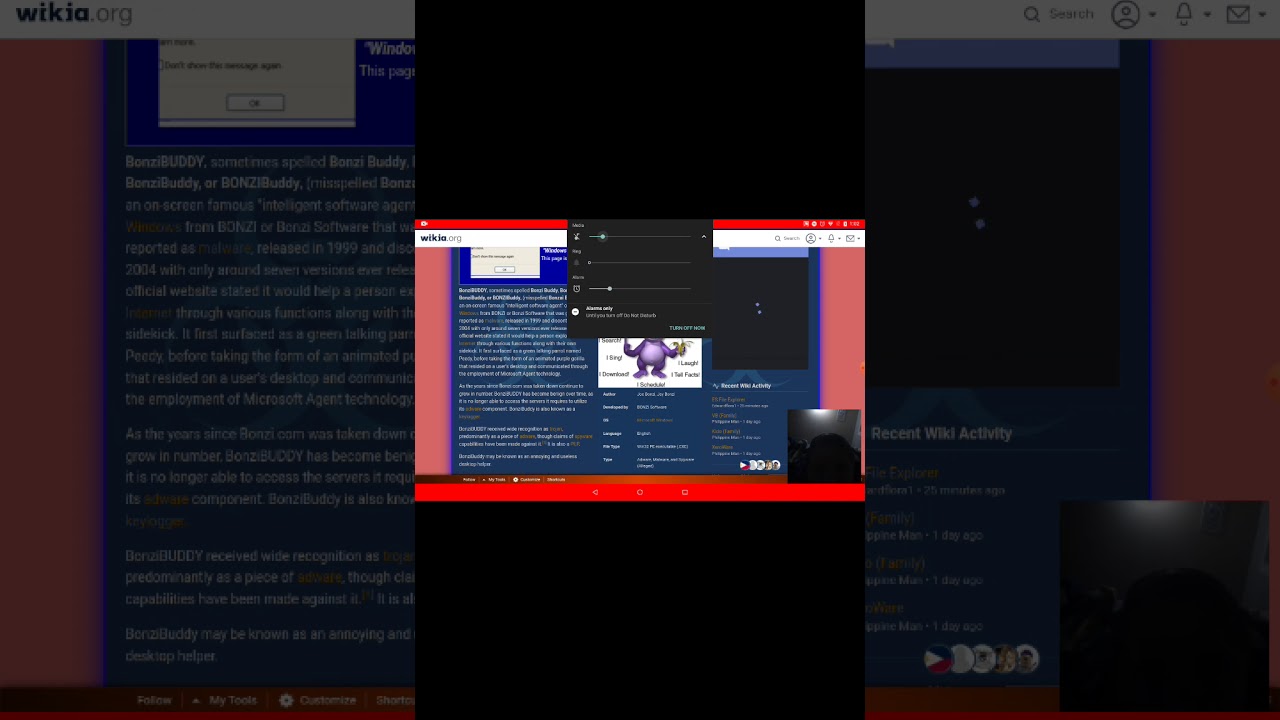Bonzibuddy virus, and Bonzikill virus- History, and video reactions