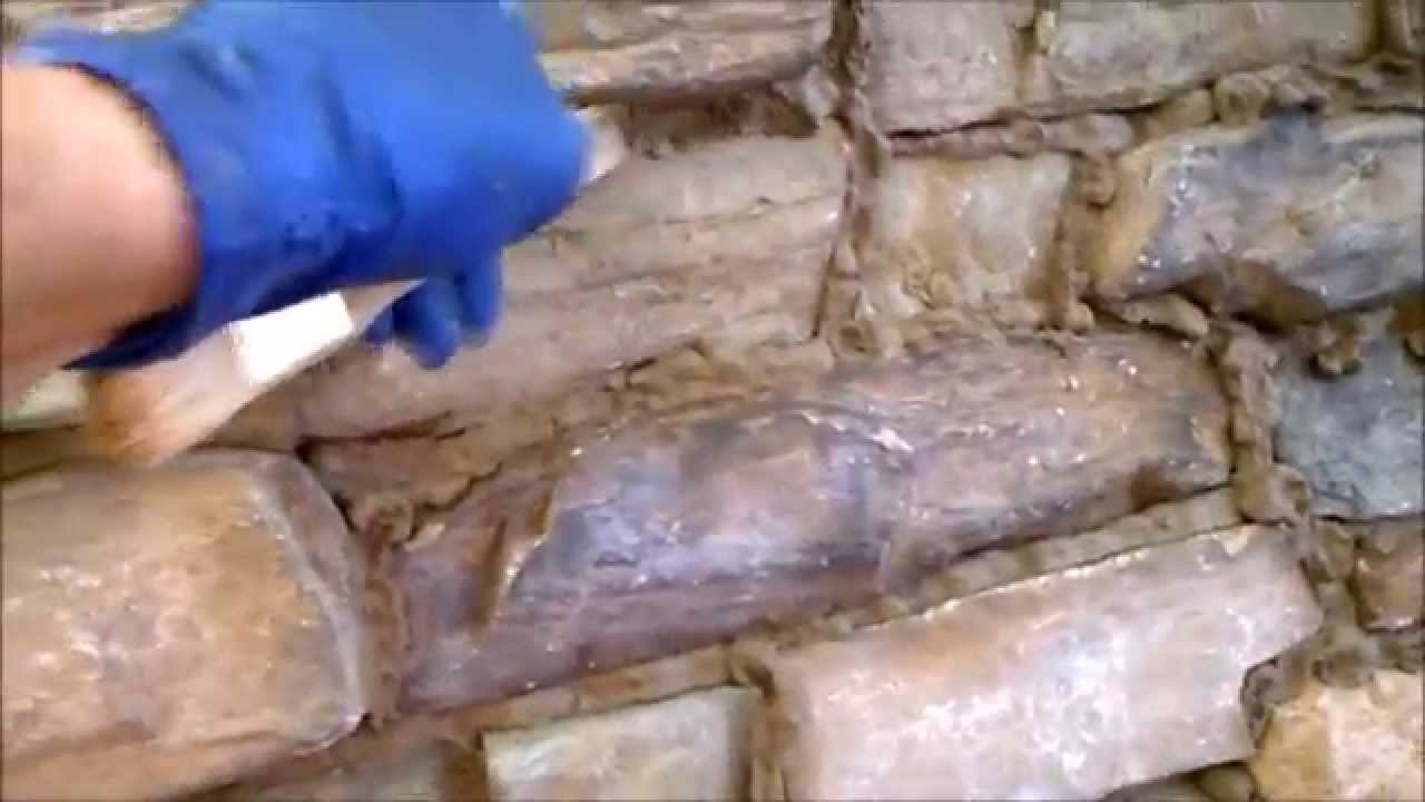 How to grout stone veneers, rock veneer installation