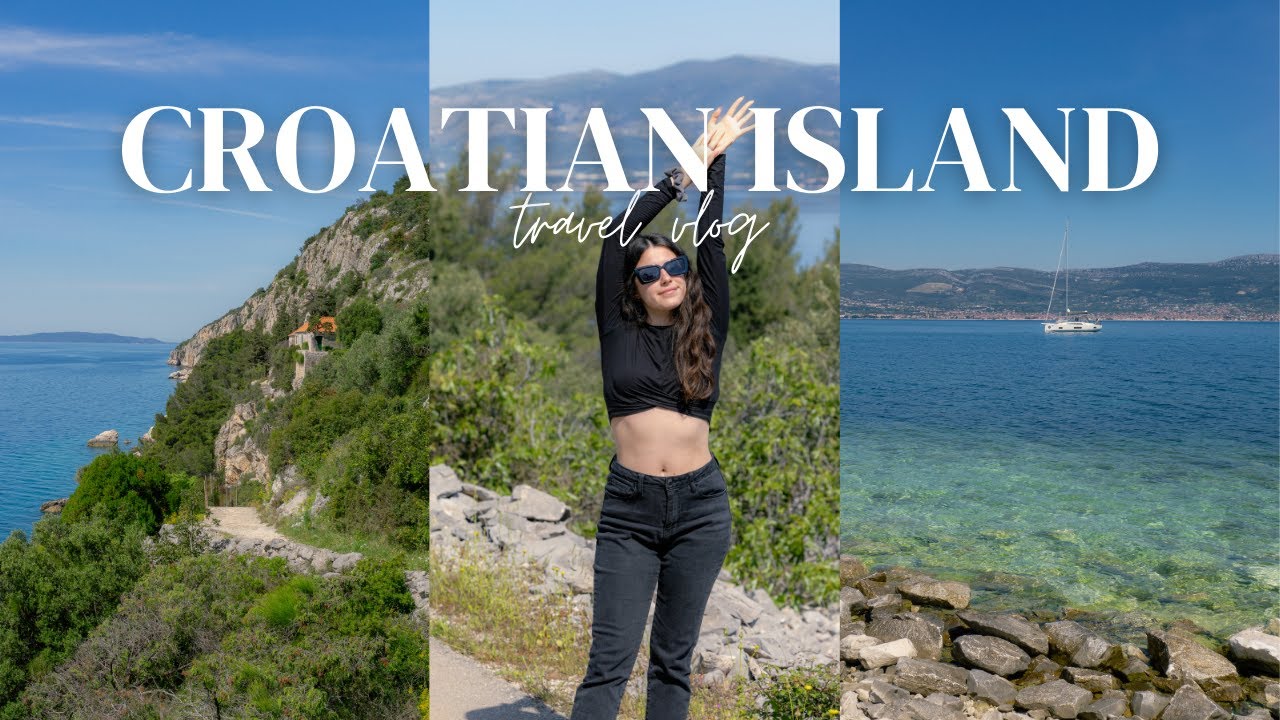 CROATIA TRAVEL VLOG: Ciovo Croatian island beaches, slow Mediterranean coast life, & hiking