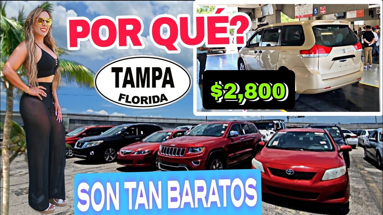 AUTOS SUPER BARATOS EN FLORIDA USA! TIENES QUE VERLO😱 auto auction