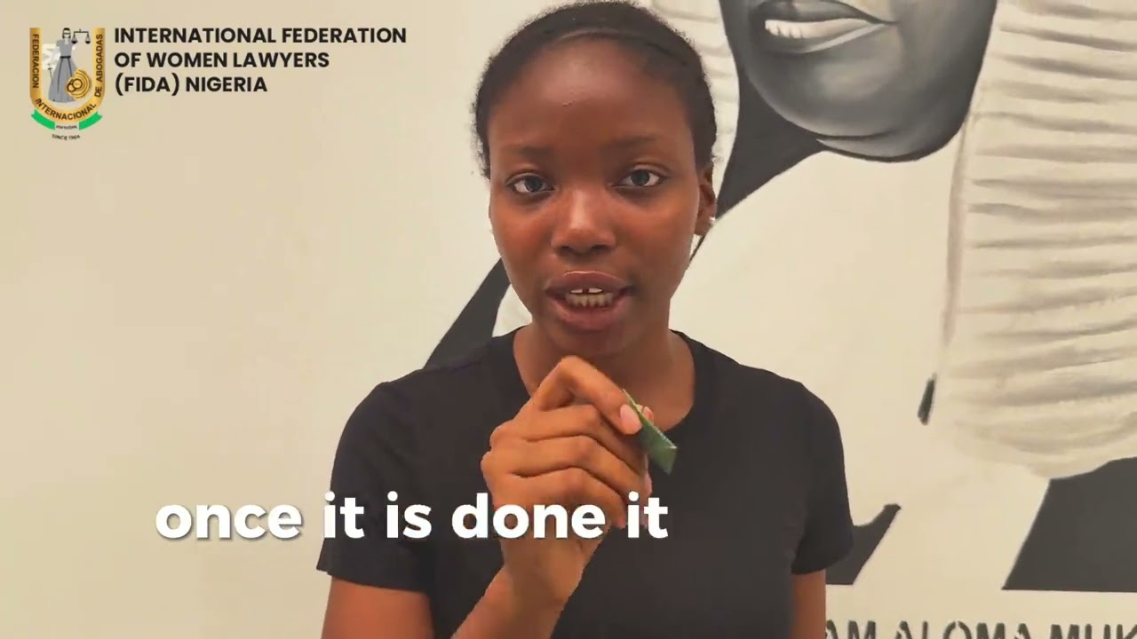 Advocacy against Female Genital Mutilation