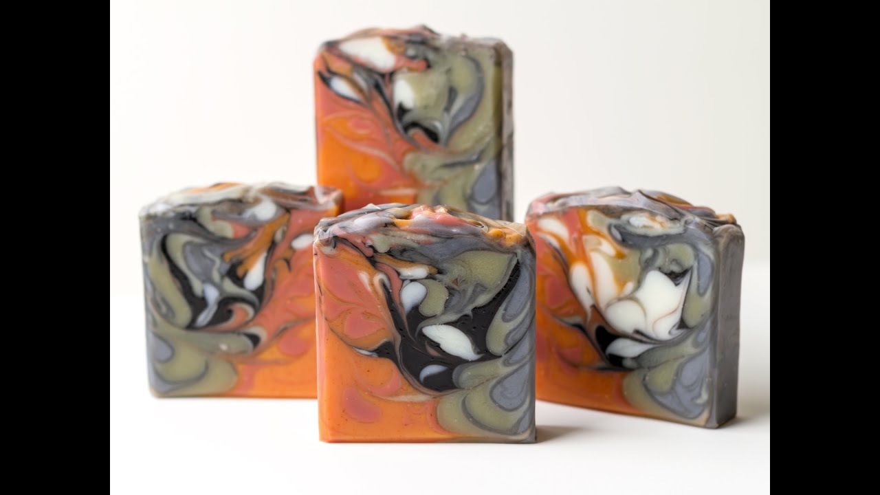 Homemade Soap - Hanger Swirl - Embracing Opposites Soap Challenge Club