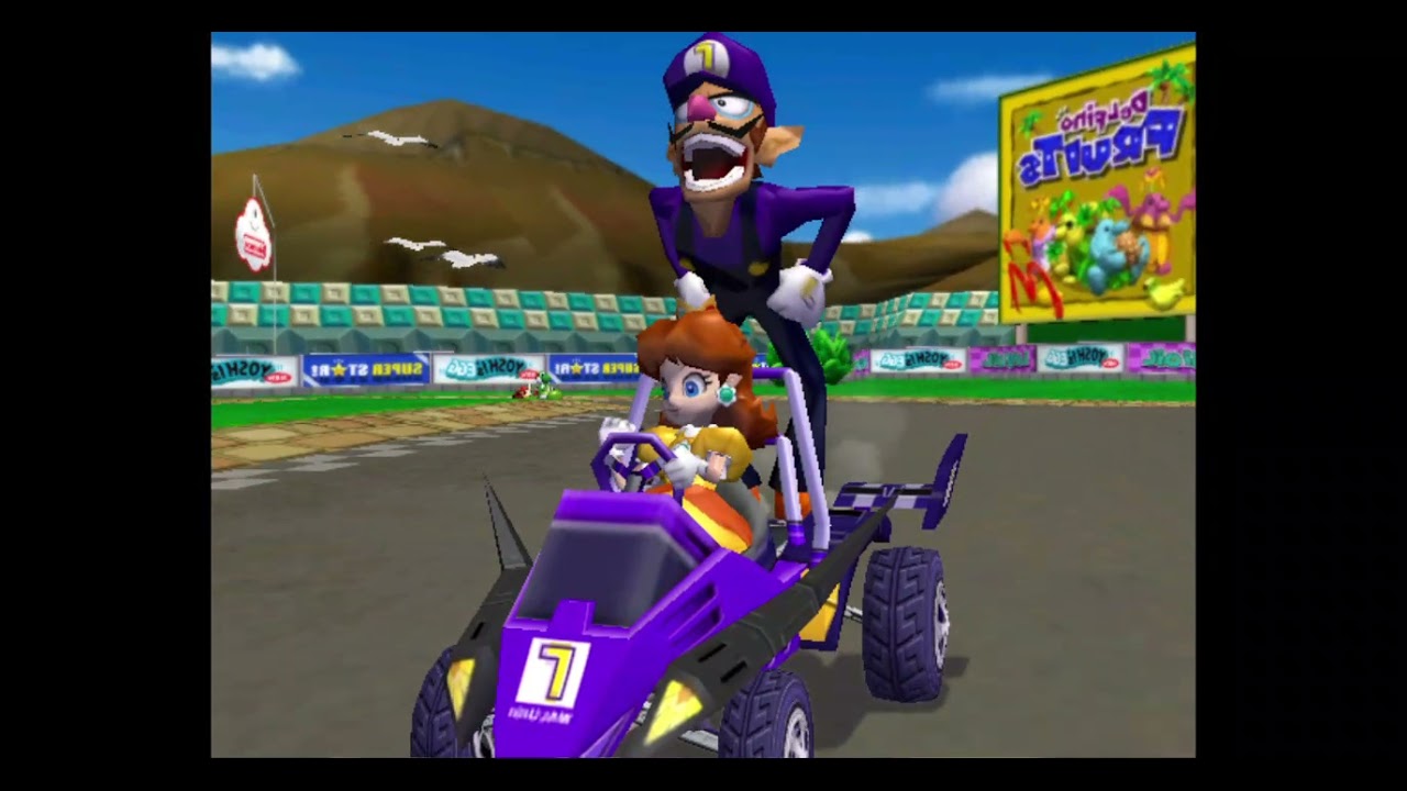 Mario Kart Double Dash (GCN) Mirror All Cup Tour (Daisy & Waluigi Gameplay)