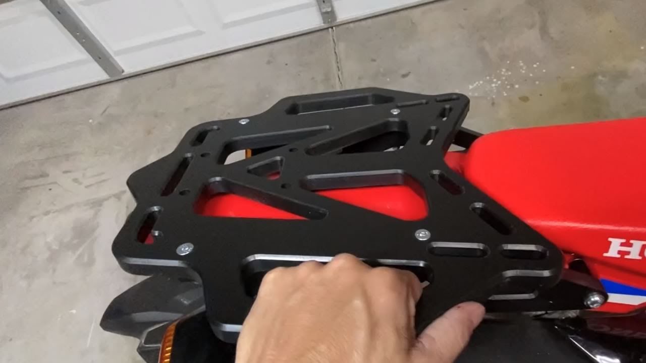 Installing The Plastic Rack From AXP Racing On My Honda CRF300L Rally