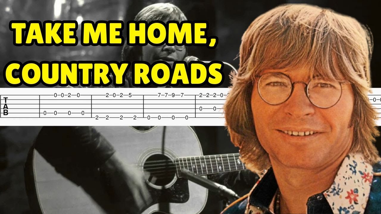 Take Me Home, Country Roads - John Denver | EASY & SHORT VERSION + TAB | FINGERSTYLE