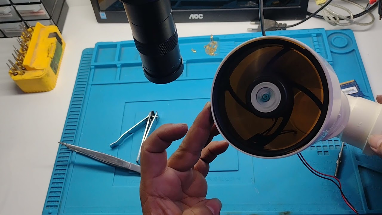 exaustor para bancada