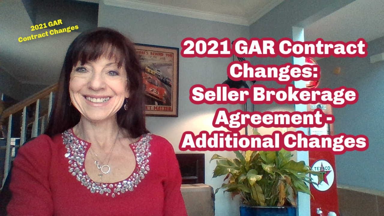 2021 GAR Contract Changes - Additional Changes to Listing Agreement   Part 3 of 3