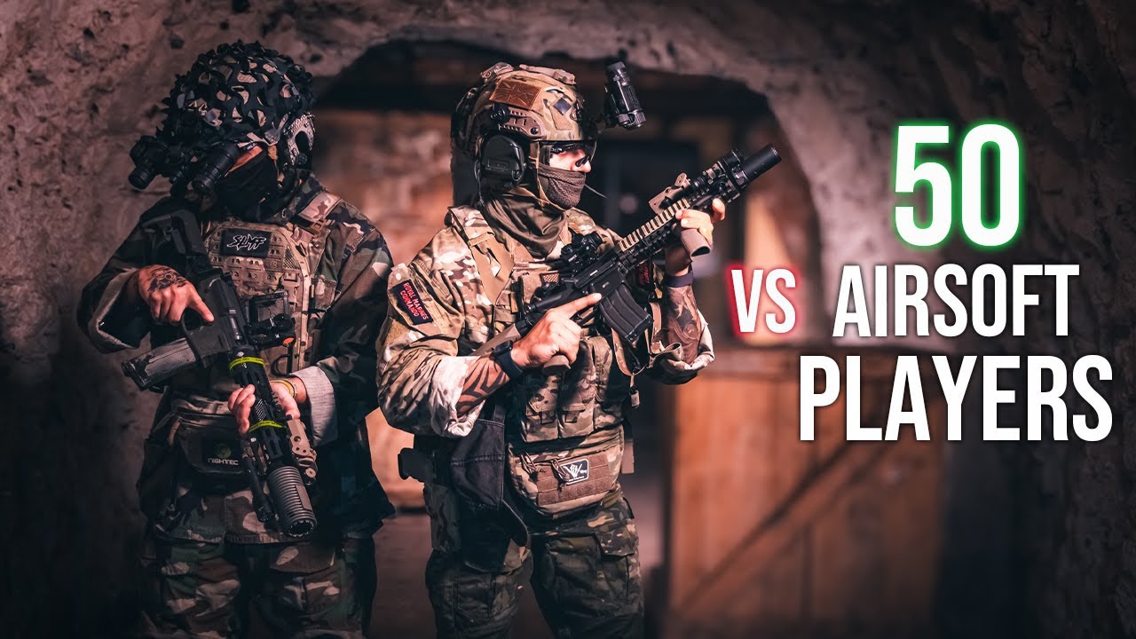 Ex Royal Marine Commando & Soldier VS 50 Airsoft Players!
