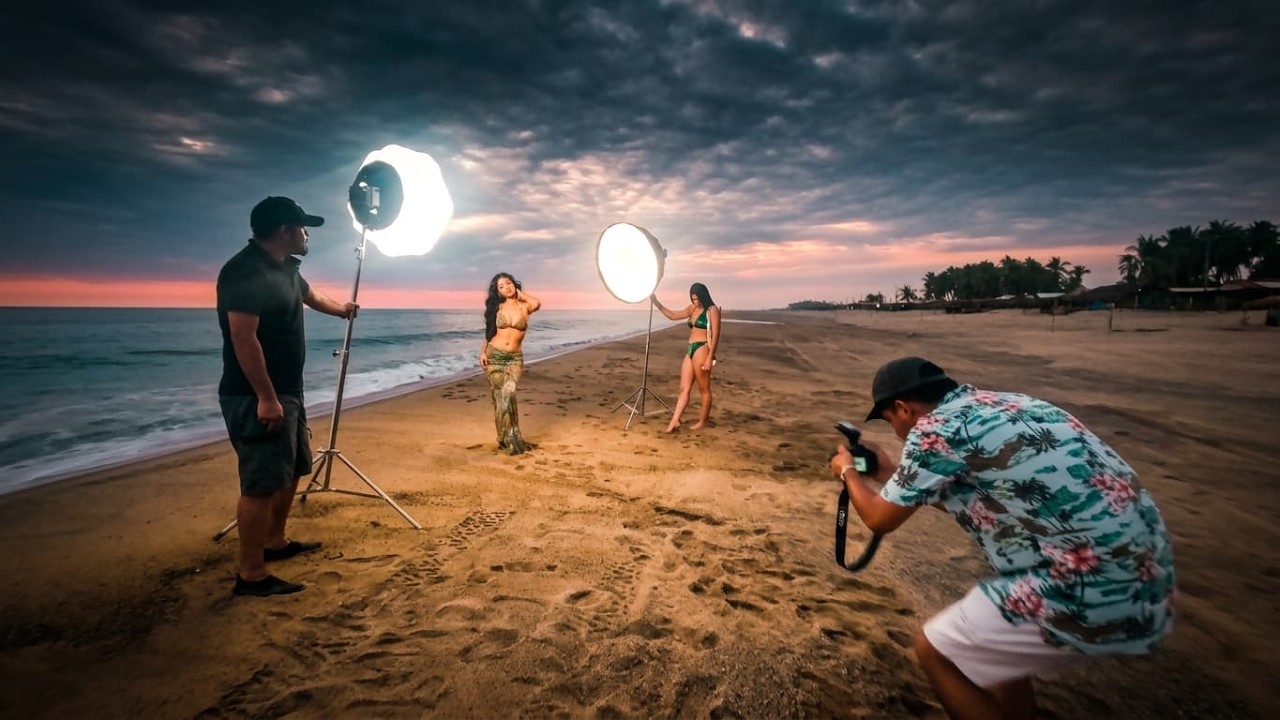 3 fotógrafos, 1 playa, resultados completamente distintos