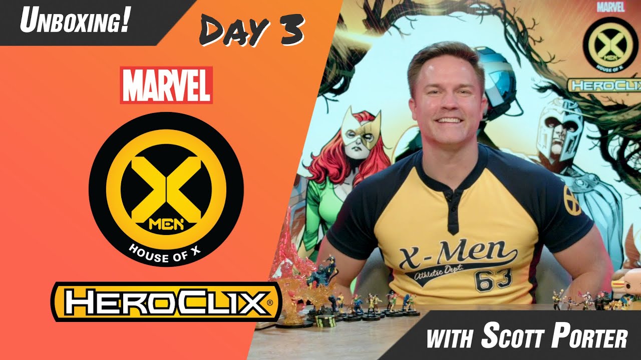 Scott Porter Unboxing Marvel HeroClix: X-Men House of X Day 3