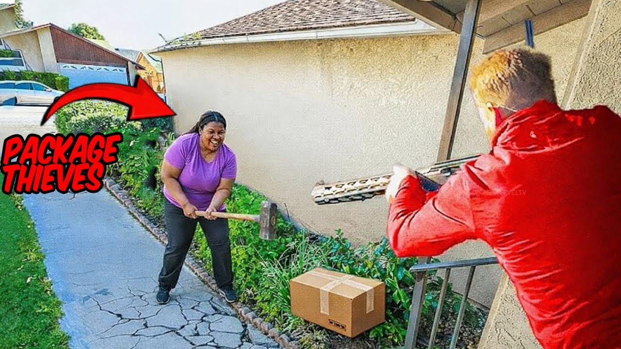 When Package Thieves Get Caught By Booby Traps | Caught On CCTV #10