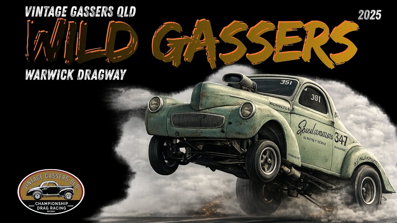 Vintage Gassers Queensland at Warwick Dragway | Full (Gasser) Race Day – May 2025